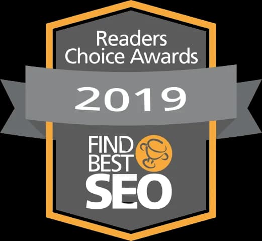 SEO ranked award badge